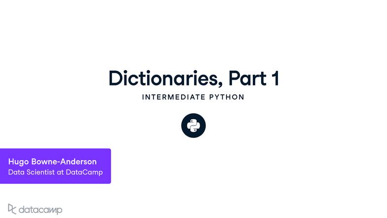 INTERMEDIATE PYTHON: Dictionaries Overview and Usage - Studocu