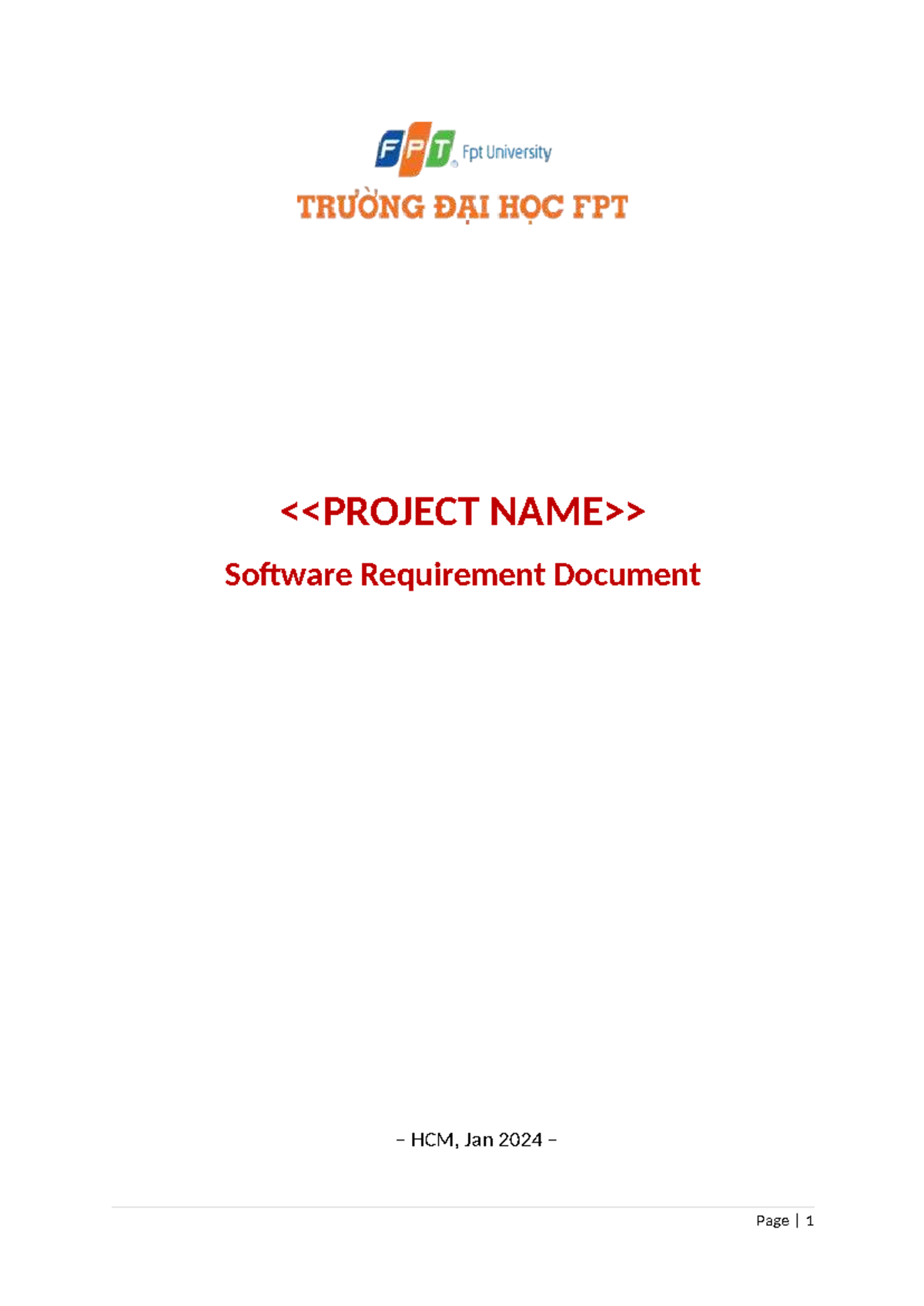 Software Requirement Document (SRD) for Cafeteria Ordering System - HCM ...
