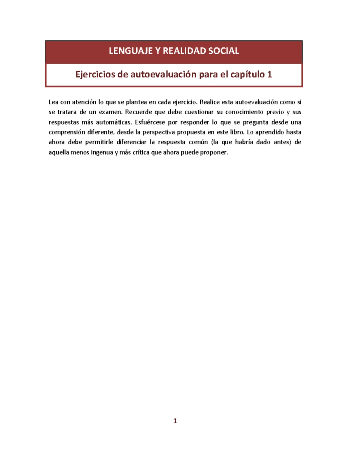 Guía Académica 20244000 61: Lenguaje y Realidad Social - Studocu