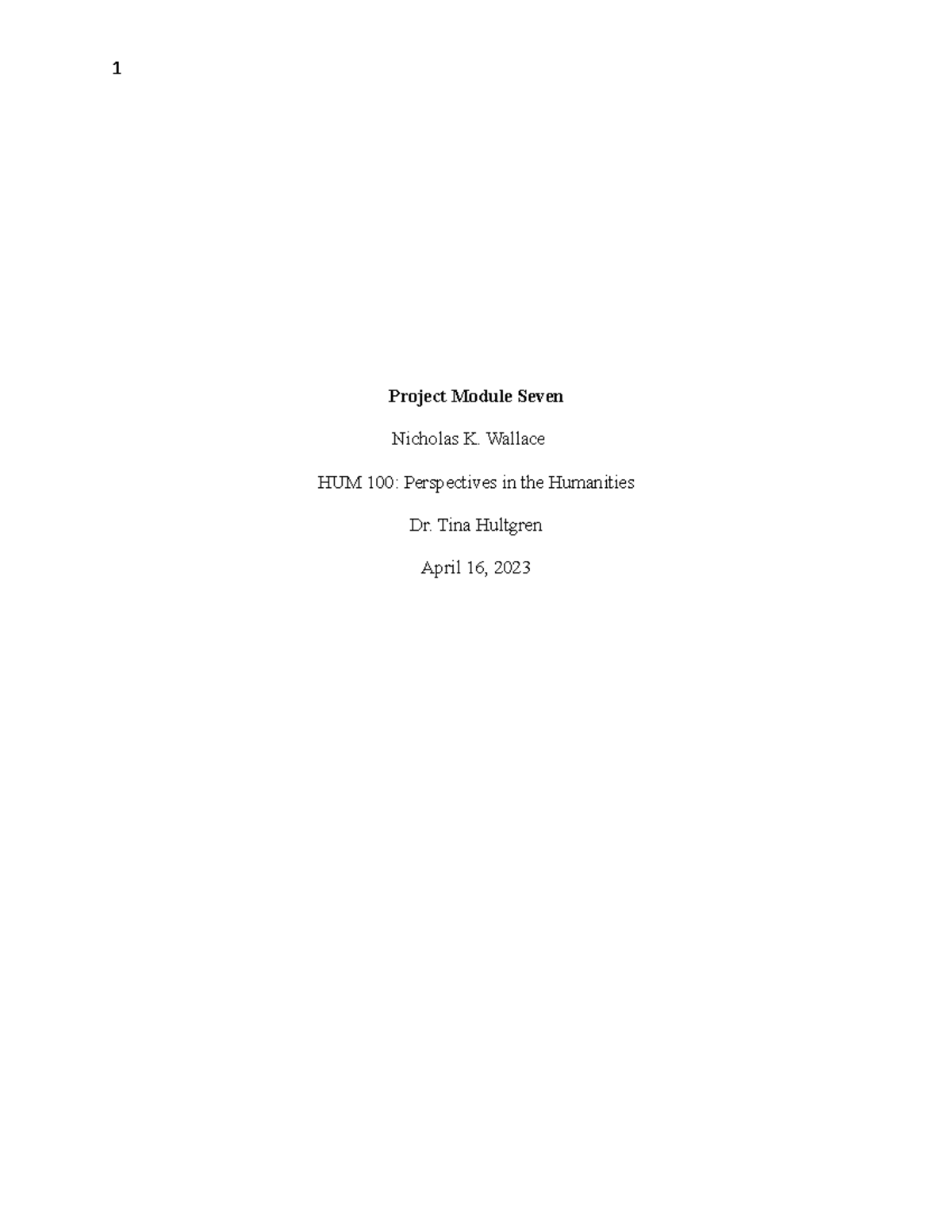 Module 7 Project: Analyzing Sarah Cornejo's "Amaru" - HUM 100 - Studocu