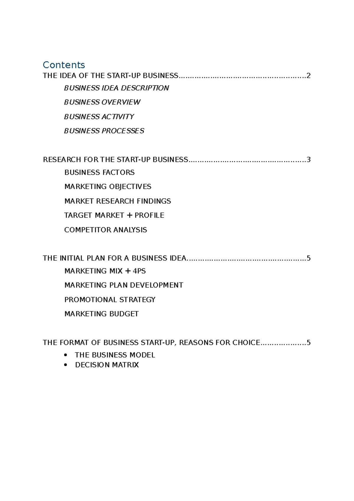 BUS 101: Business Plan for LevelUp Inclusion - Marketing Strategy ...