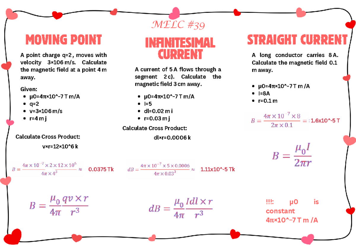 Add a subheading 1 - edcrs - MELC MOVING POINT INFINITESIMAL CURRENT ...