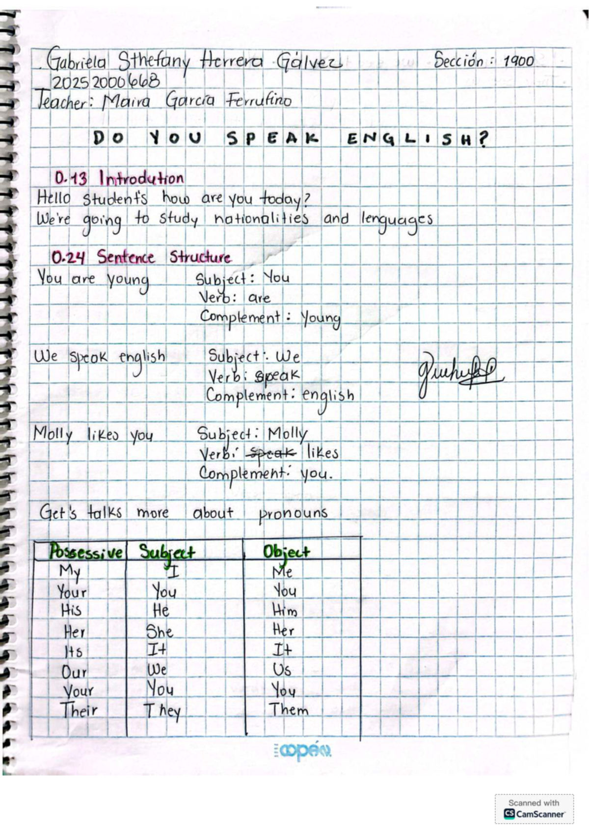 U1T5a18: English Language Basics and Sentence Structure - Studocu