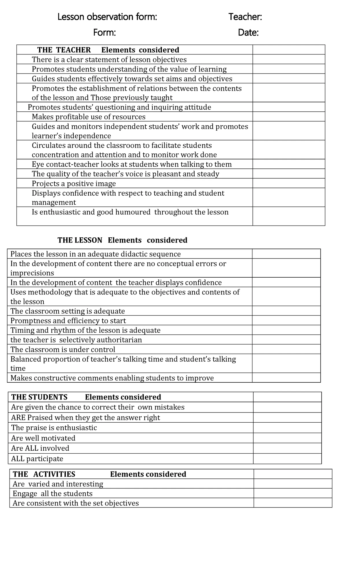 5th Year Secondary School Lesson Plan: Tenses & Conditionals - Studocu