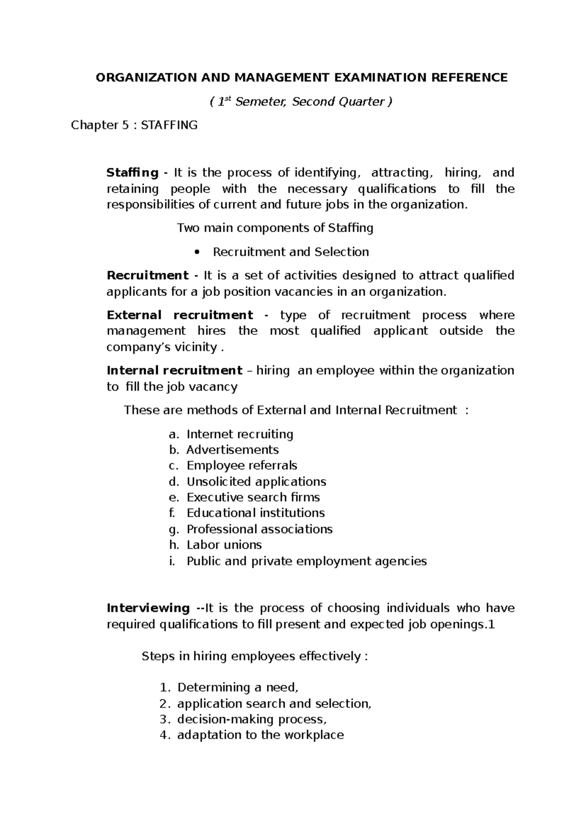 11- Dahlia Org. and Management Reference - ORGANIZATION AND MANAGEMENT ...