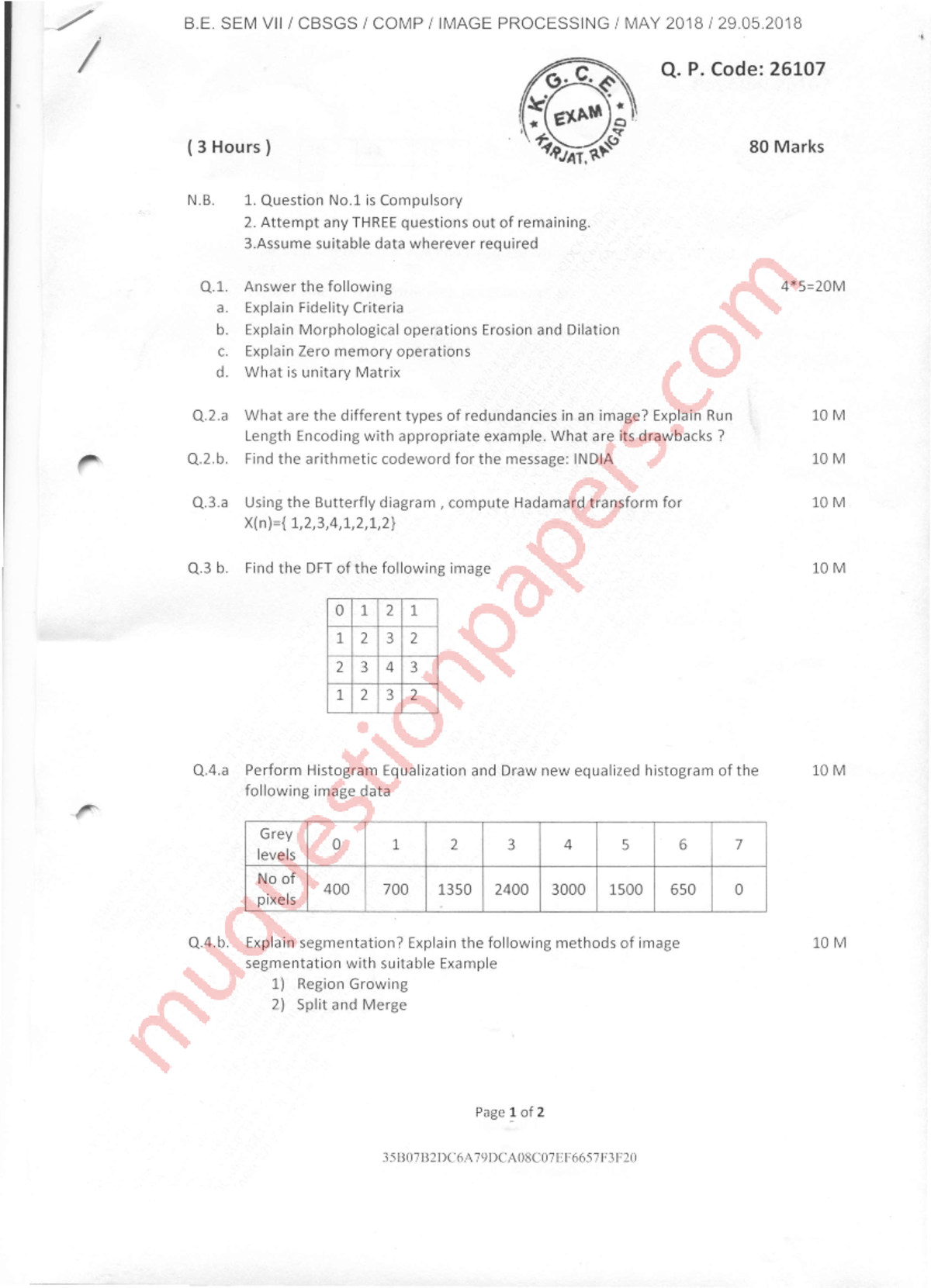 BE-Comps SEM7 IP MAY18 - Questions paper - Computer Engineering - Studocu