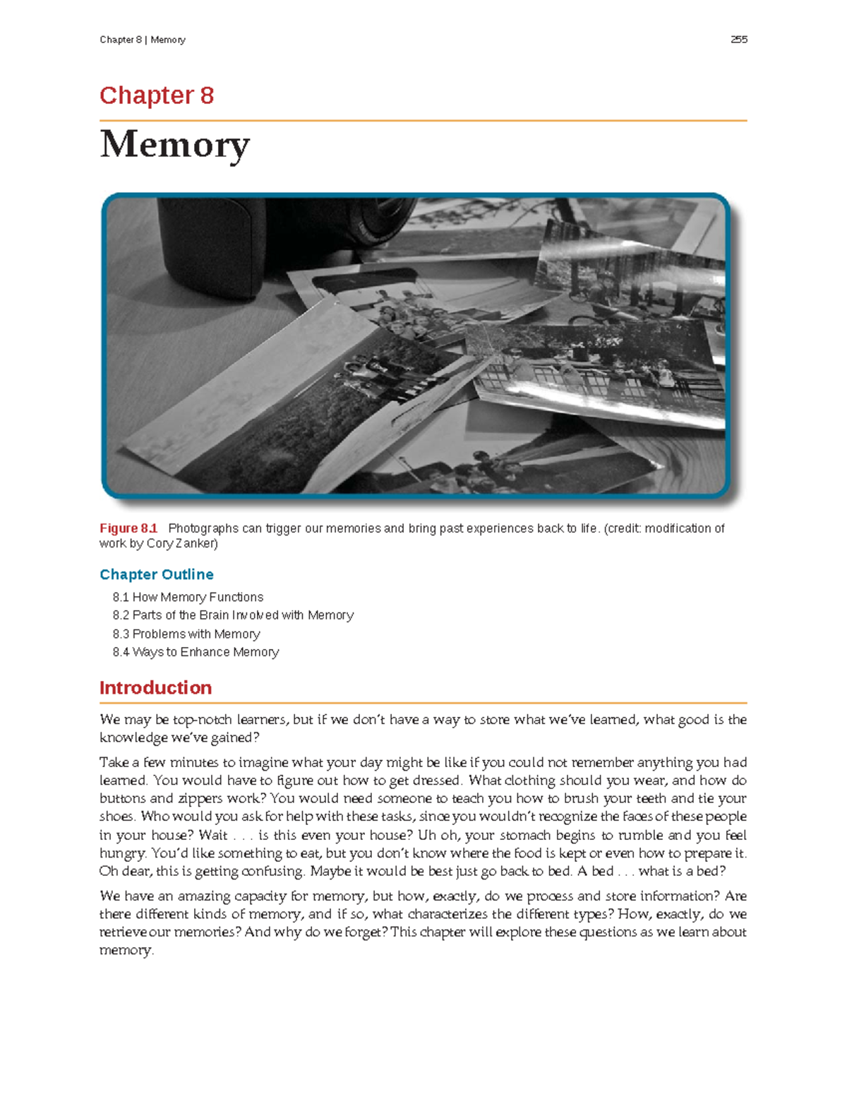 Psychology Open Stax Chapter 8 Memory - 81@D5B !3;=@G ** 97EB5 ** - Studocu
