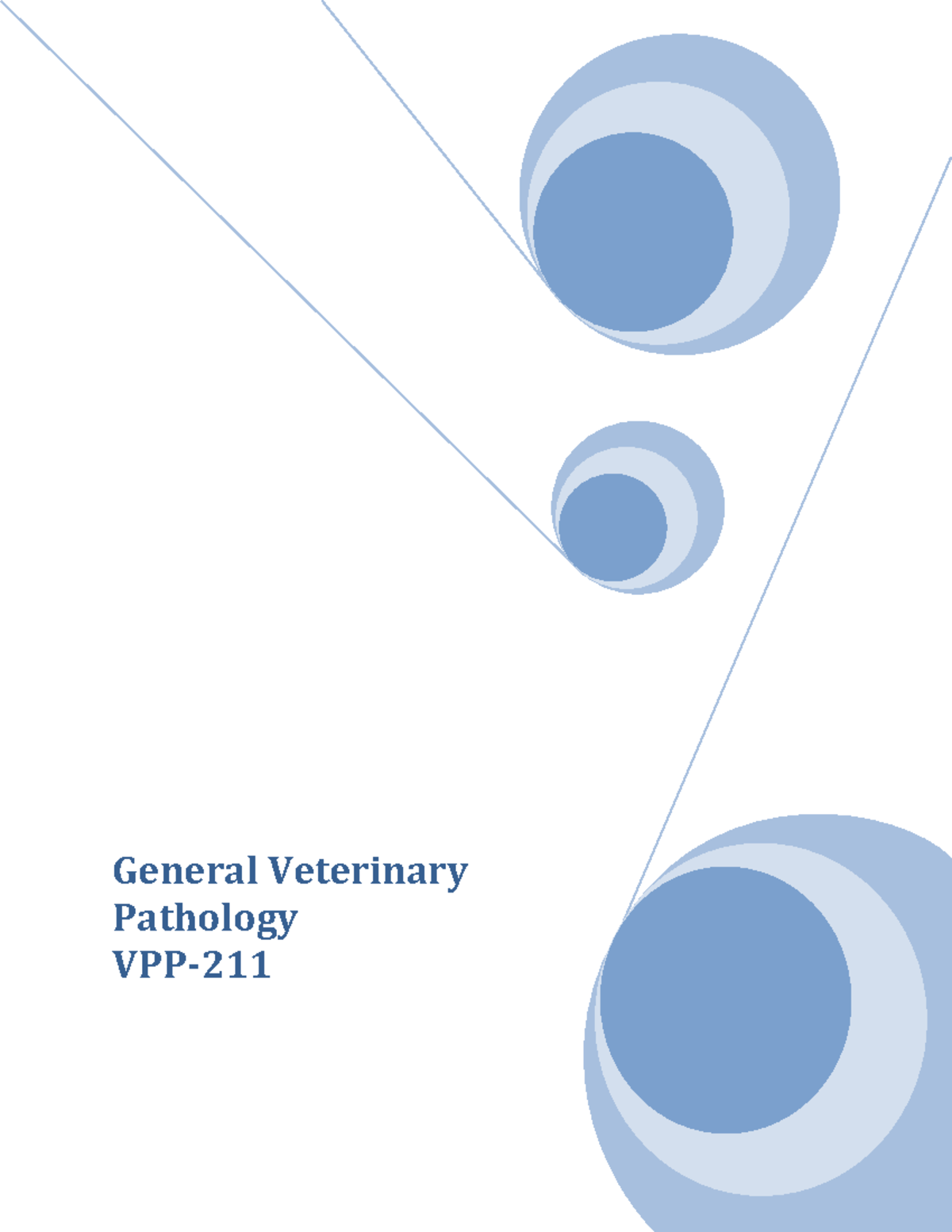 VPP-211: Lecture Notes on General Veterinary Pathology - Studocu