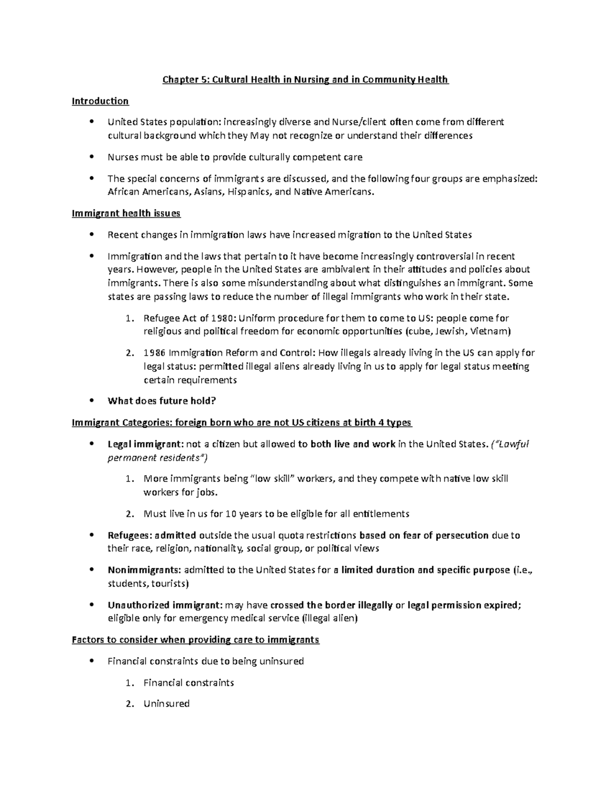 Chapter 5 - Cultural Health Competence in Nursing and Community Health ...