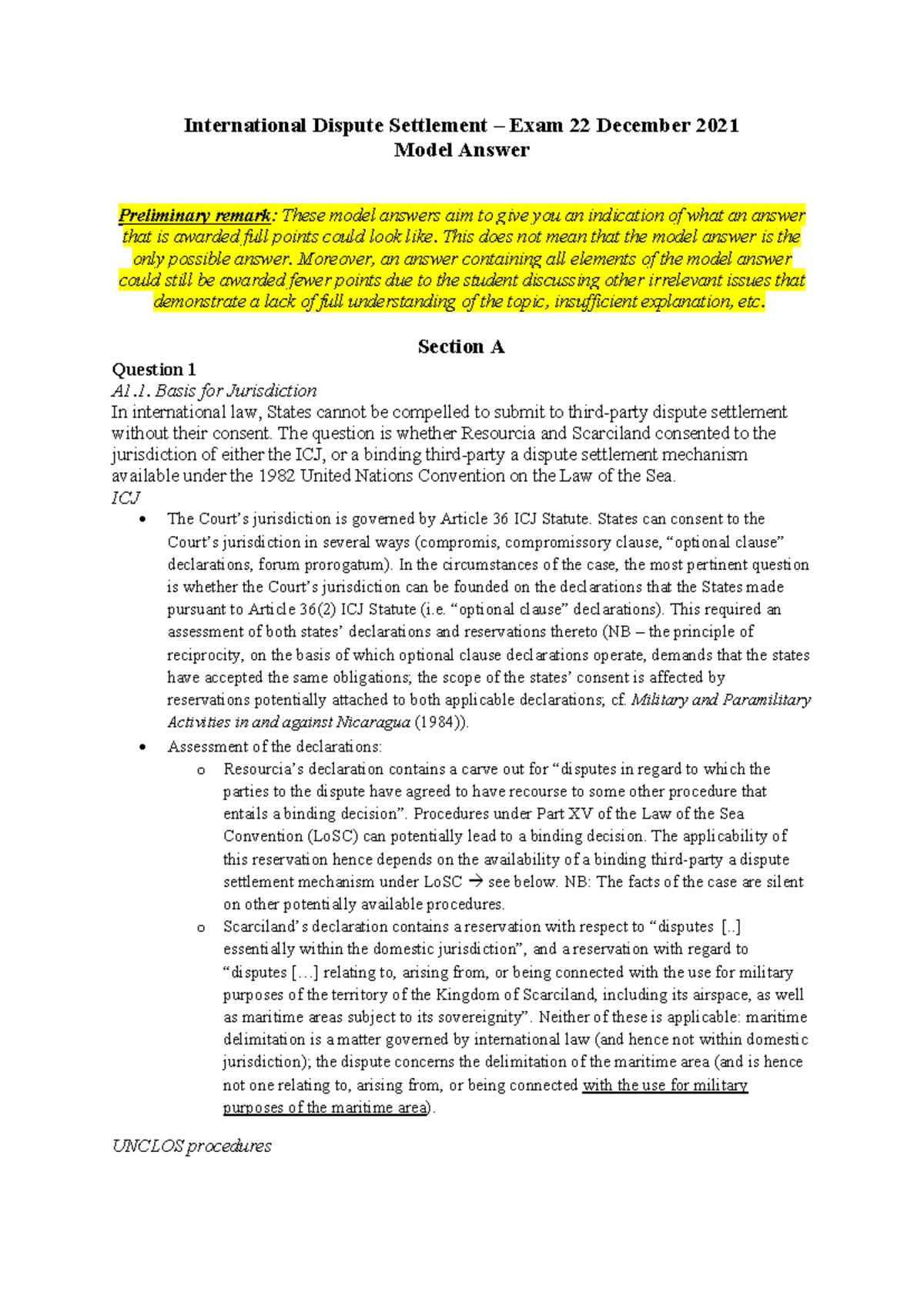 Definitive Model Answers for IDS Exam - 22 Dec 2022 - Studeersnel