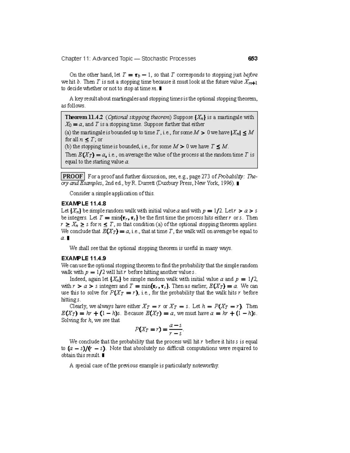 Chapter 11: Advanced Stochastic Processes - Key Insights and Theorems ...