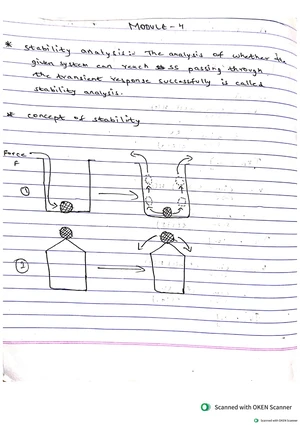 Control System Module-1: Open Loop vs Closed Loop Analysis - Studocu