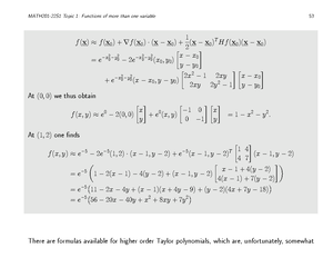 Course Outline MATH201: Multivariable Calculus - Semester One 2025 ...