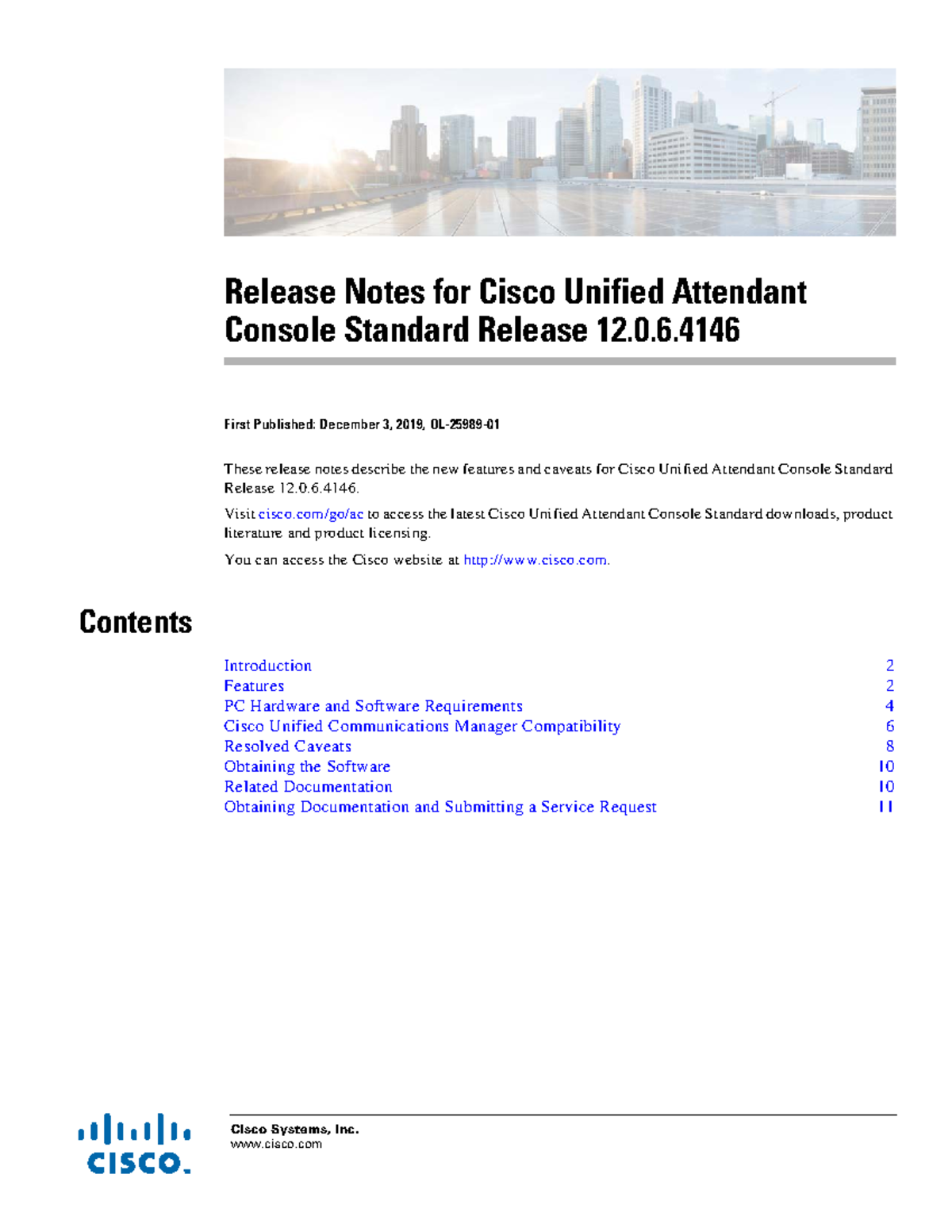 Cuacs RN 1206414601 - Cisco Unified Attendant Console 12.0.6 Notes ...