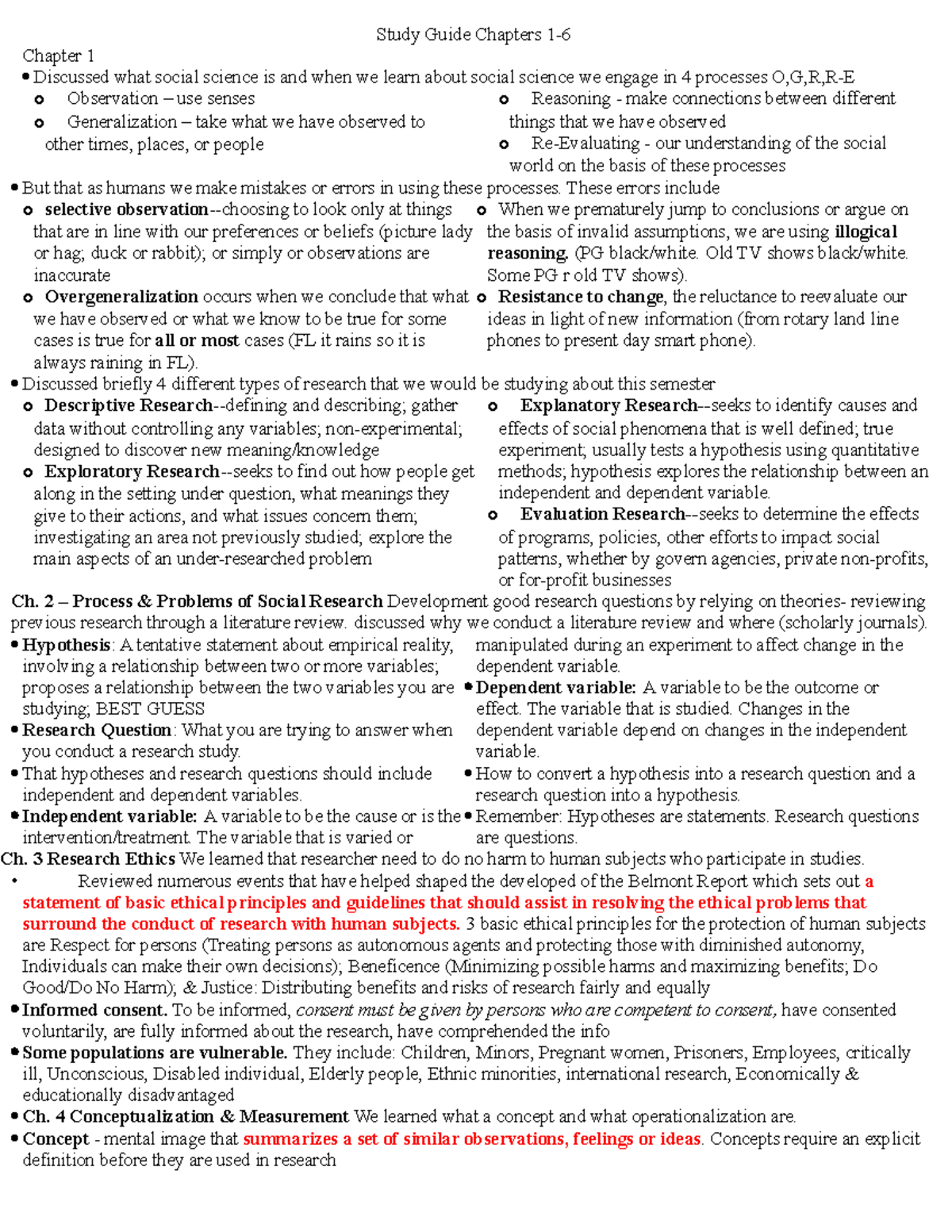 Study Guide Midterm EXAM Spring 2022 stats - Study Guide Chapters 1 ...