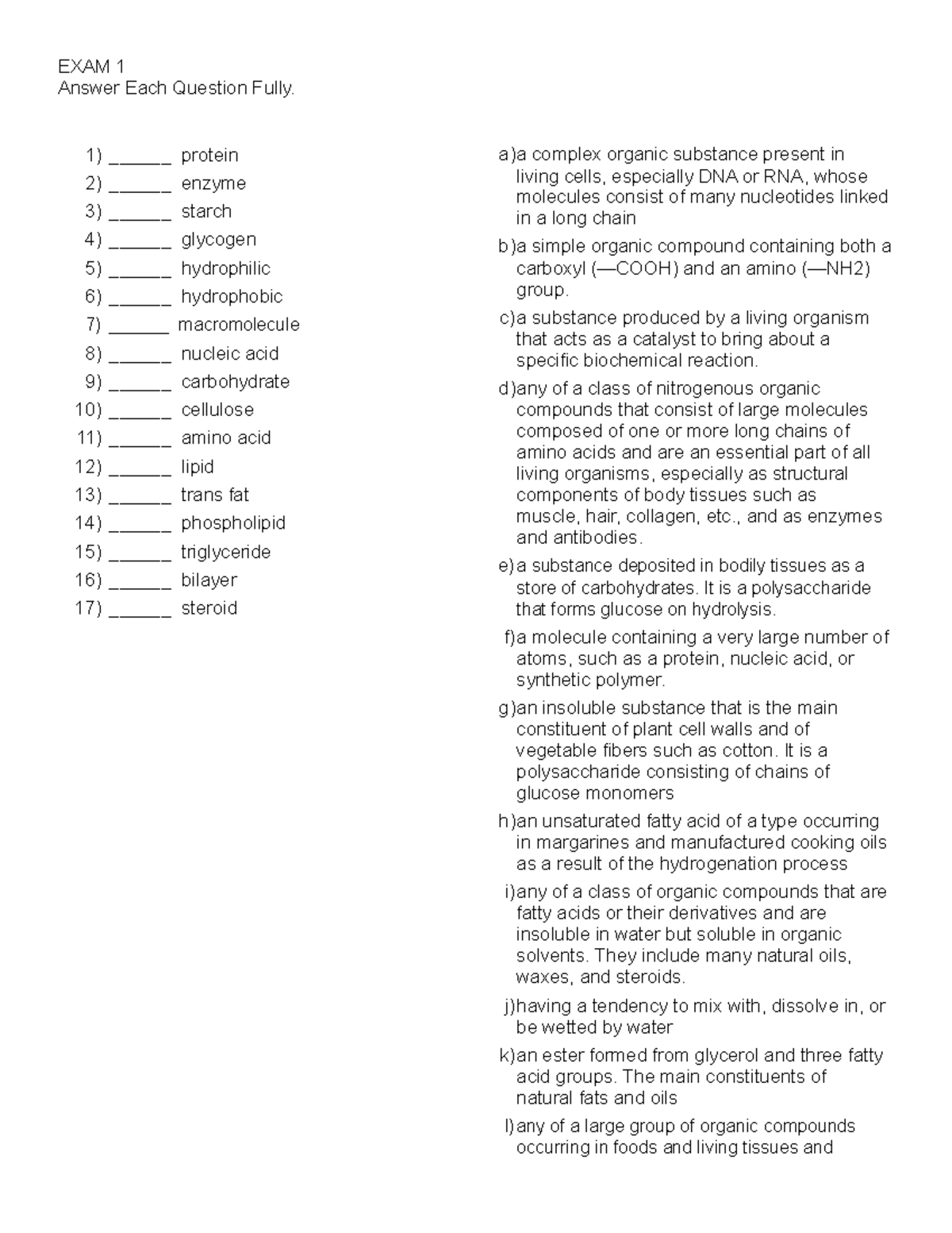Biology 1010 Final Exam - Comprehensive Review and Q&A Guide - Studocu