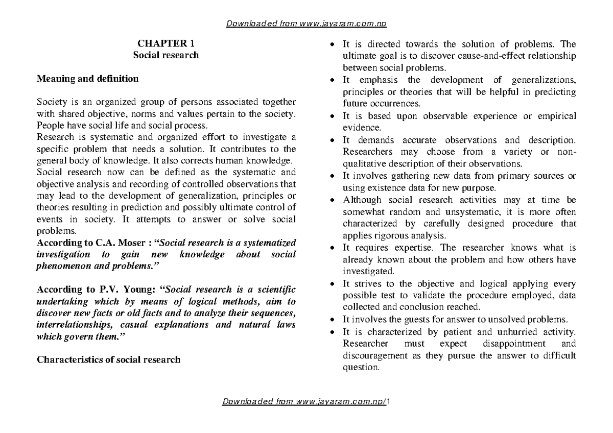 SOC 101: Social Research Methodology Notes & Key Concepts - Studocu