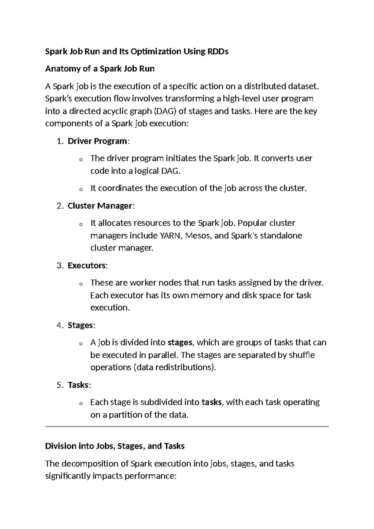 Spark Job Run and Its Optimization Using RDDs ln 4 - Spark Job Run and ...