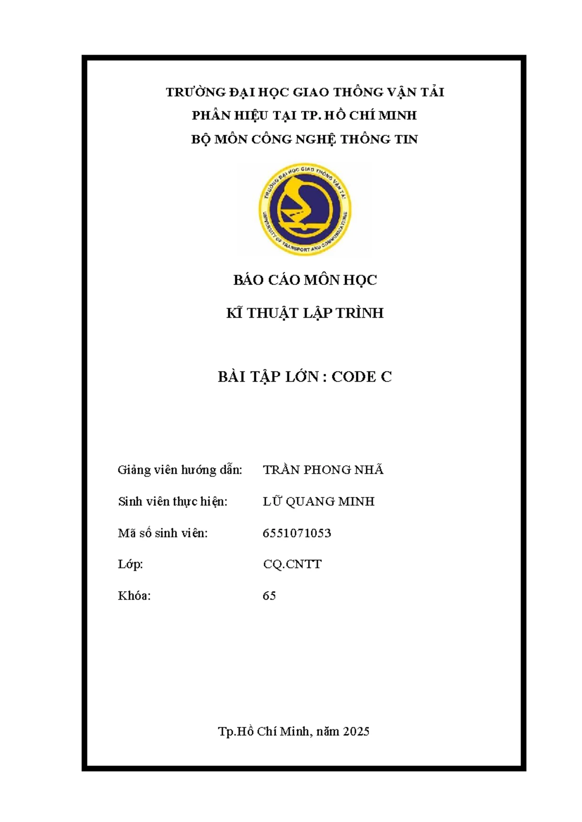 Final Exam - Struct and Student List Management (CNTT.K65) - Studocu