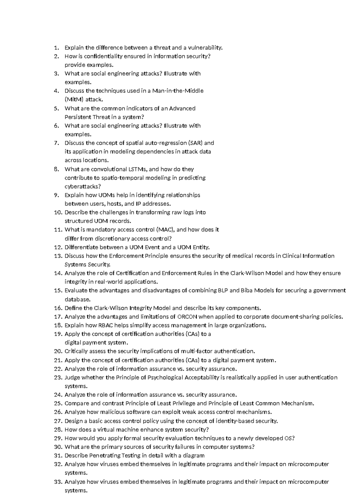 IS 101: Key Concepts in Information Security - Exam Questions - Studocu