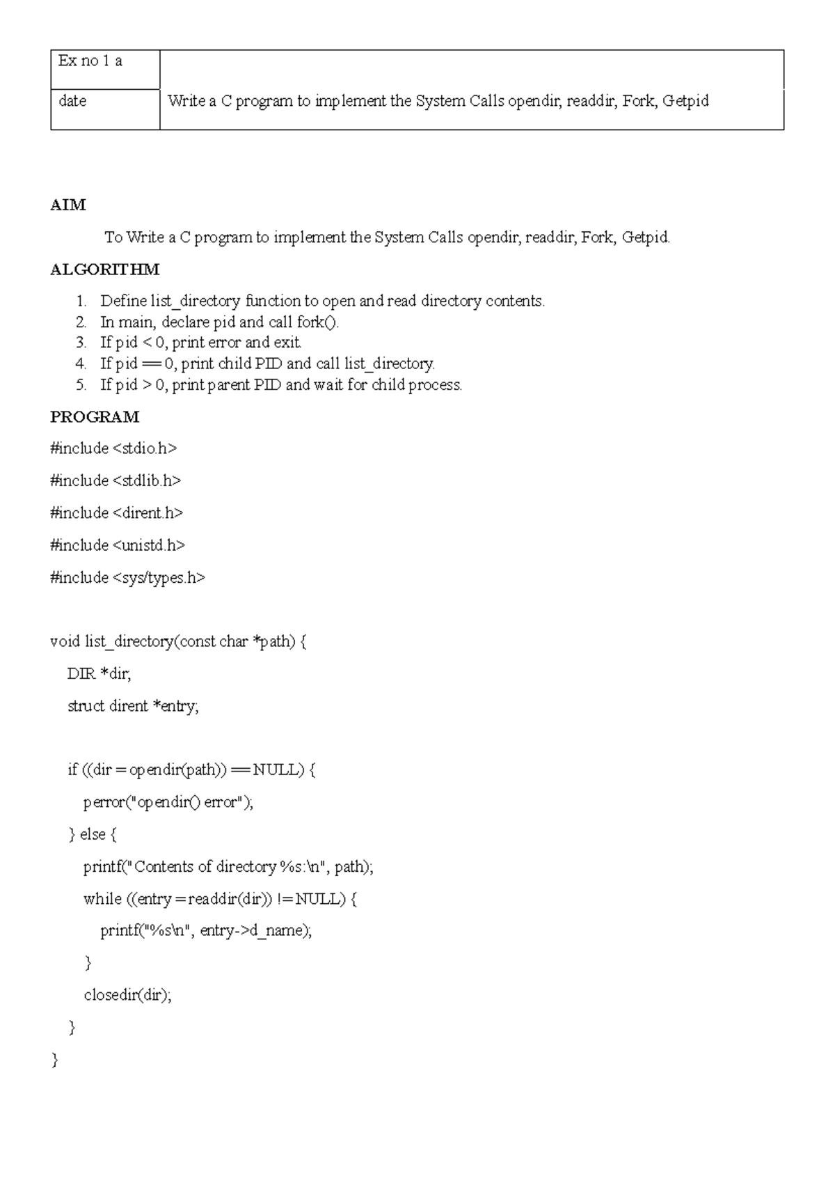 CSE 301: Lab Notes on System Calls and CPU Scheduling Algorithms - Studocu