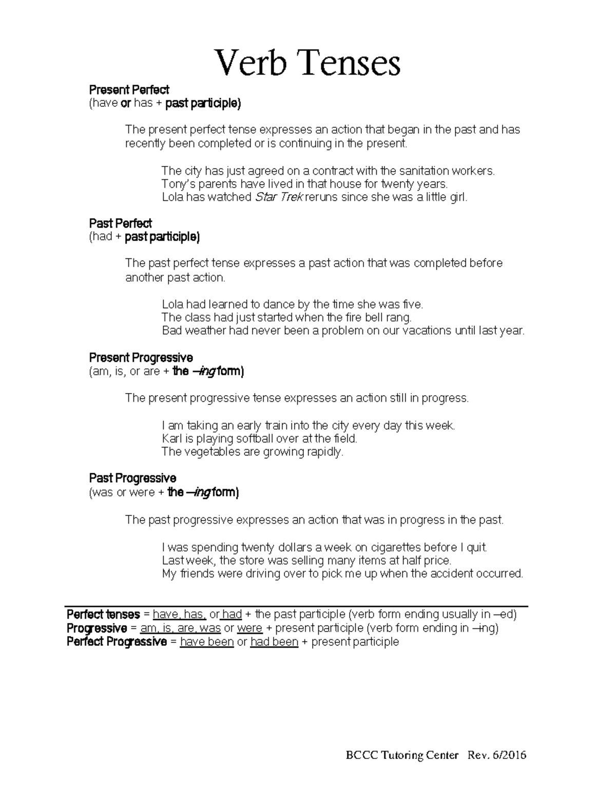 Verb-Tenses - adaadad - Verb Tenses Present Perfect (have or has + past ...