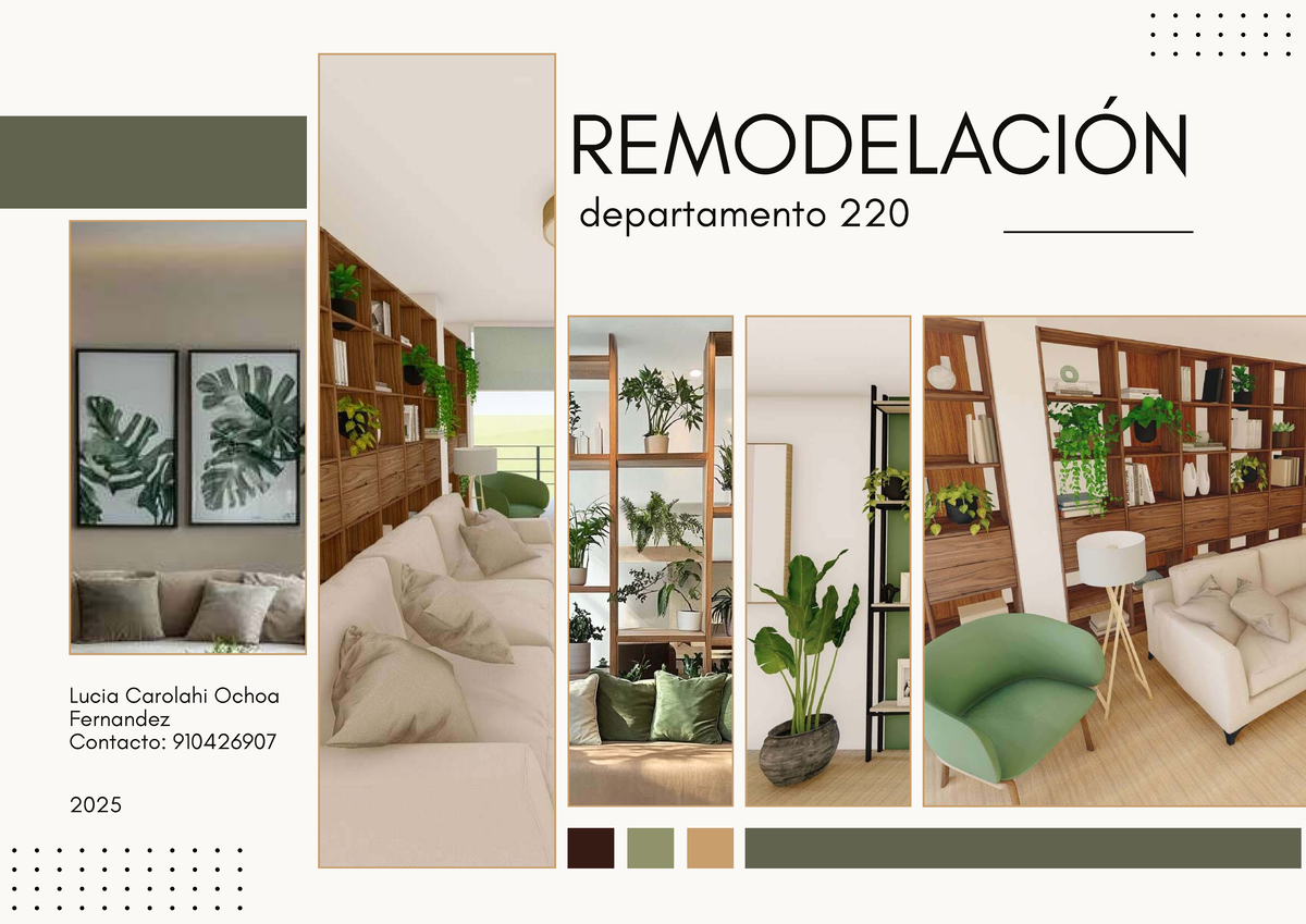 Remodelación de Interiores: Proyecto 220 - Lucia Ochoa - Document Preview