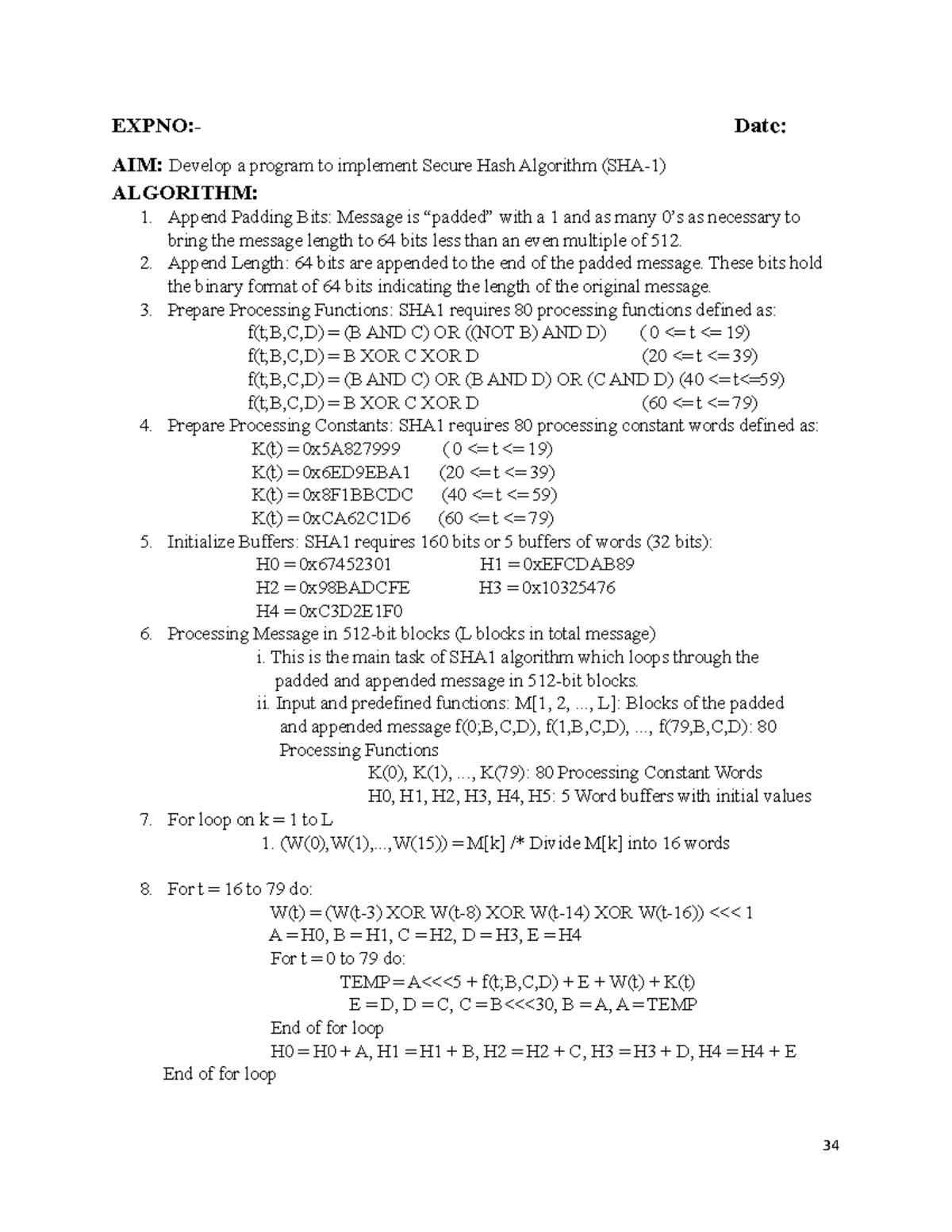 Exp 7,8 cns - Cryptographic networks and security involve the use of ...
