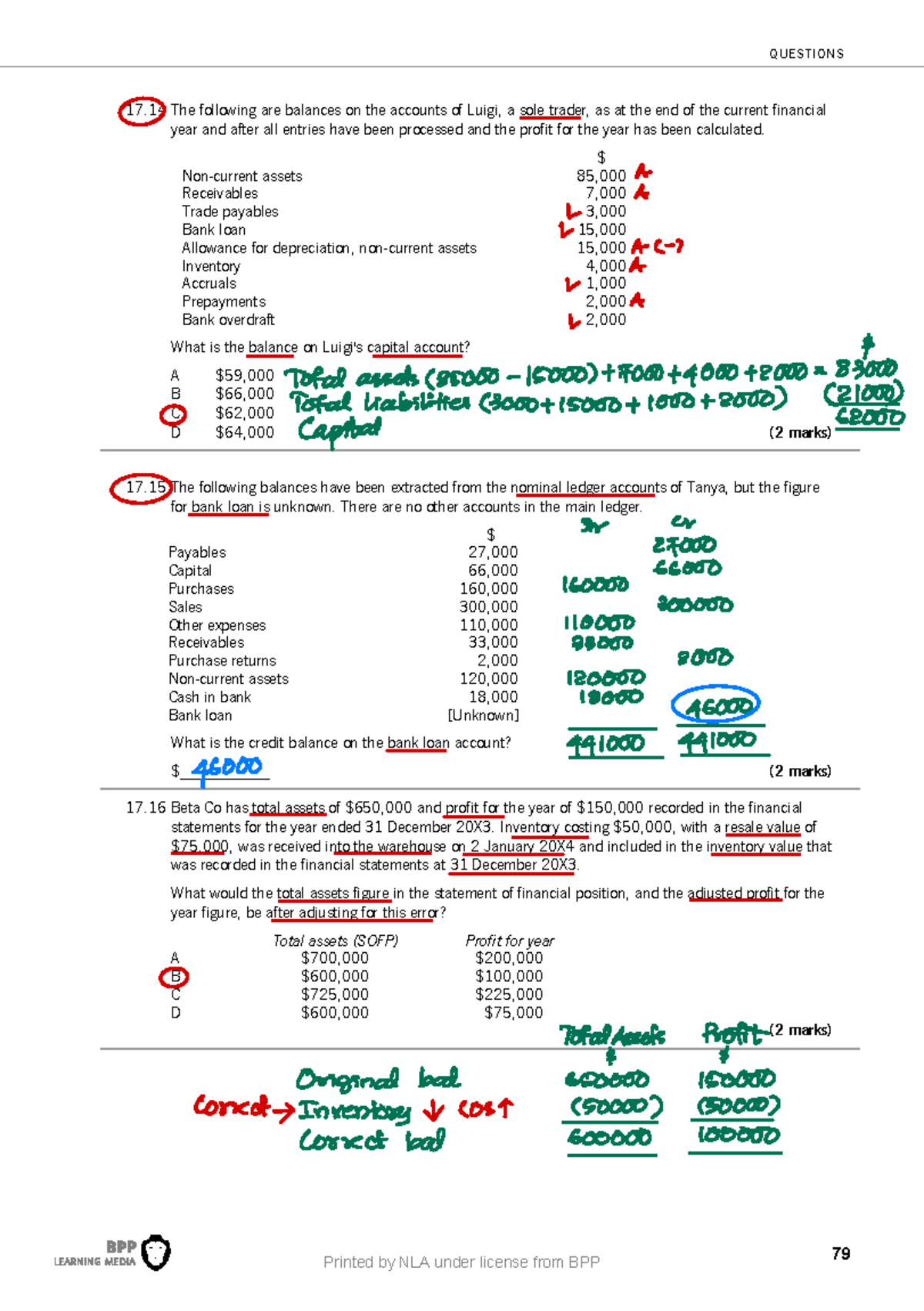 FA Financial Accounting Questions - May 2023 Exam Preparation - Studocu