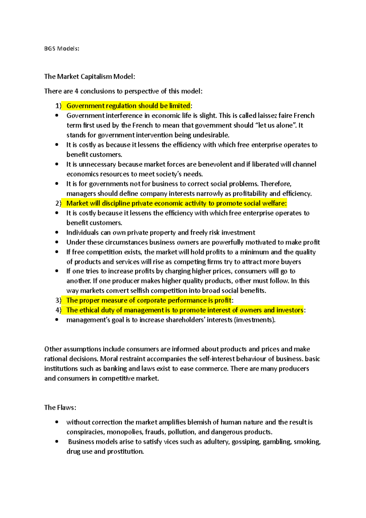 BGS Models: Analysis of Market Capitalism, Dominance, and Stakeholder ...