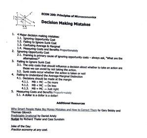Microeconomics Eco 211 Midterm Exam Study Guide and Key Concepts ...