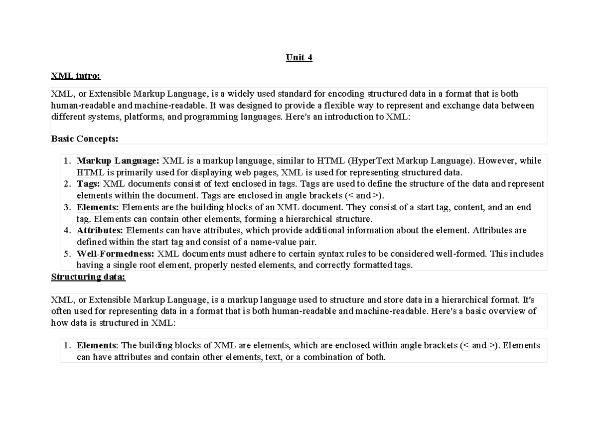 Unit 4 - BSc Computer Science: Web Technology Notes (MPCS MECS MSCS ...