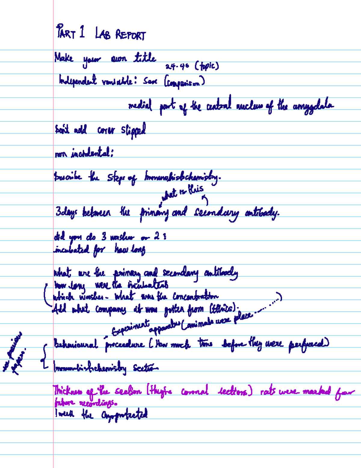 Note Nov 18, 2024 - Lecture note - PART 1 LAB REPORT Make your own ...