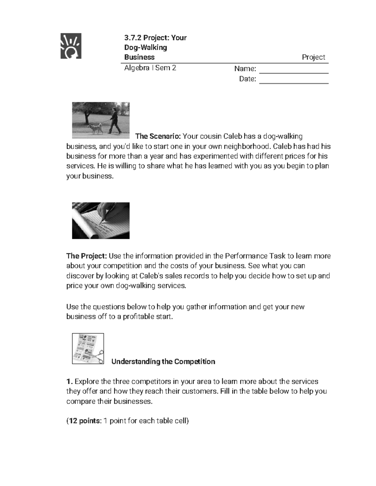 3.7.2 Project - Your Dog-Walking Business (Project) - 3.7 Project: Your ...