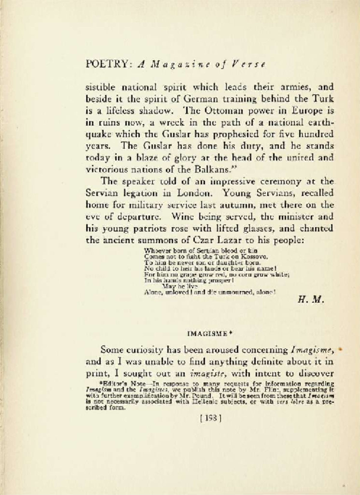 Imagism and Its Principles: Insights from Ezra Pound's Poetry - Studocu