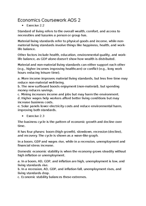 Economics Summary - study notes - Economics Summary: AOS 1 Economics ...