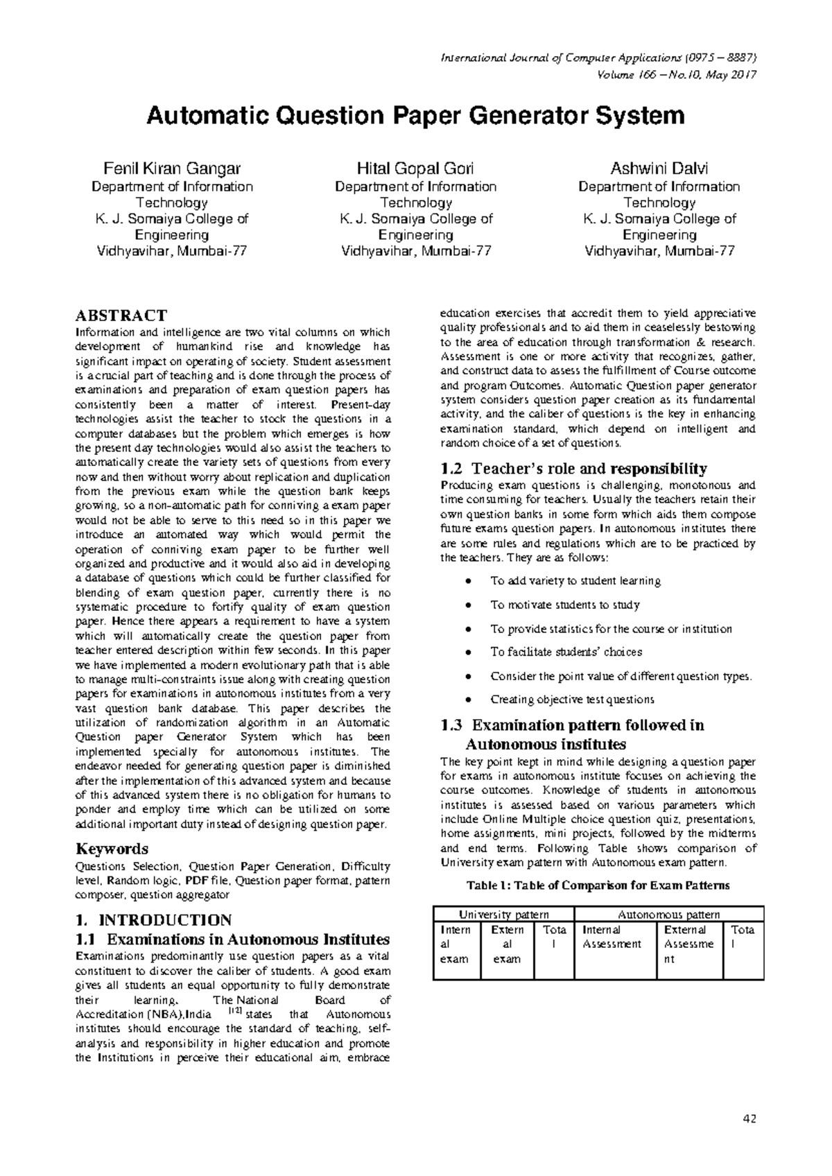 Automatic Question Paper Generation System: Enhancing Exam Efficiency ...