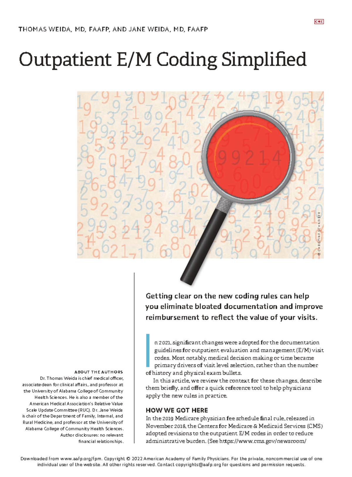 CME Outpatient E/M Coding Simplified: New Guidelines Overview - Studocu