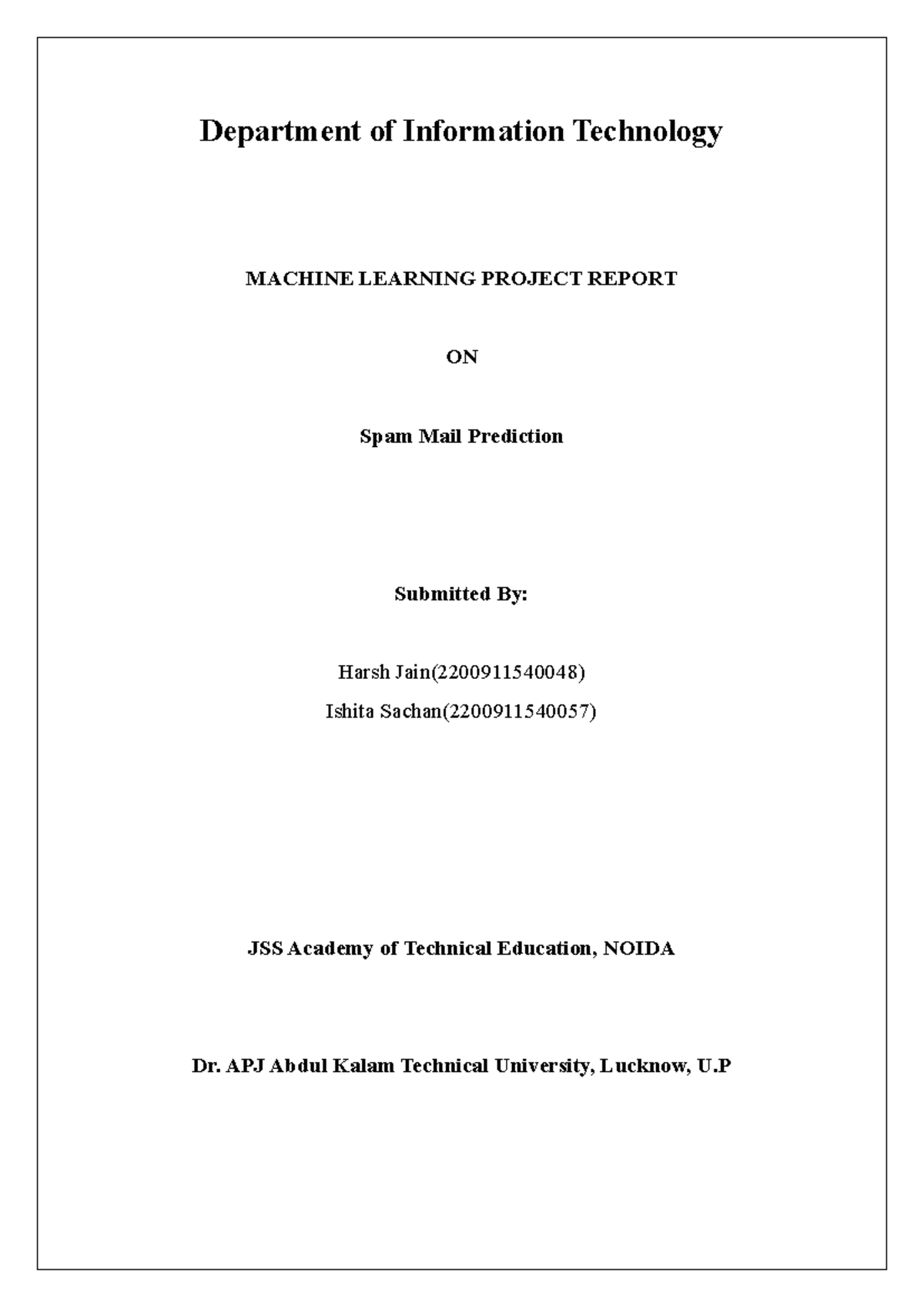 Department of Information Technology - Department of Information ...