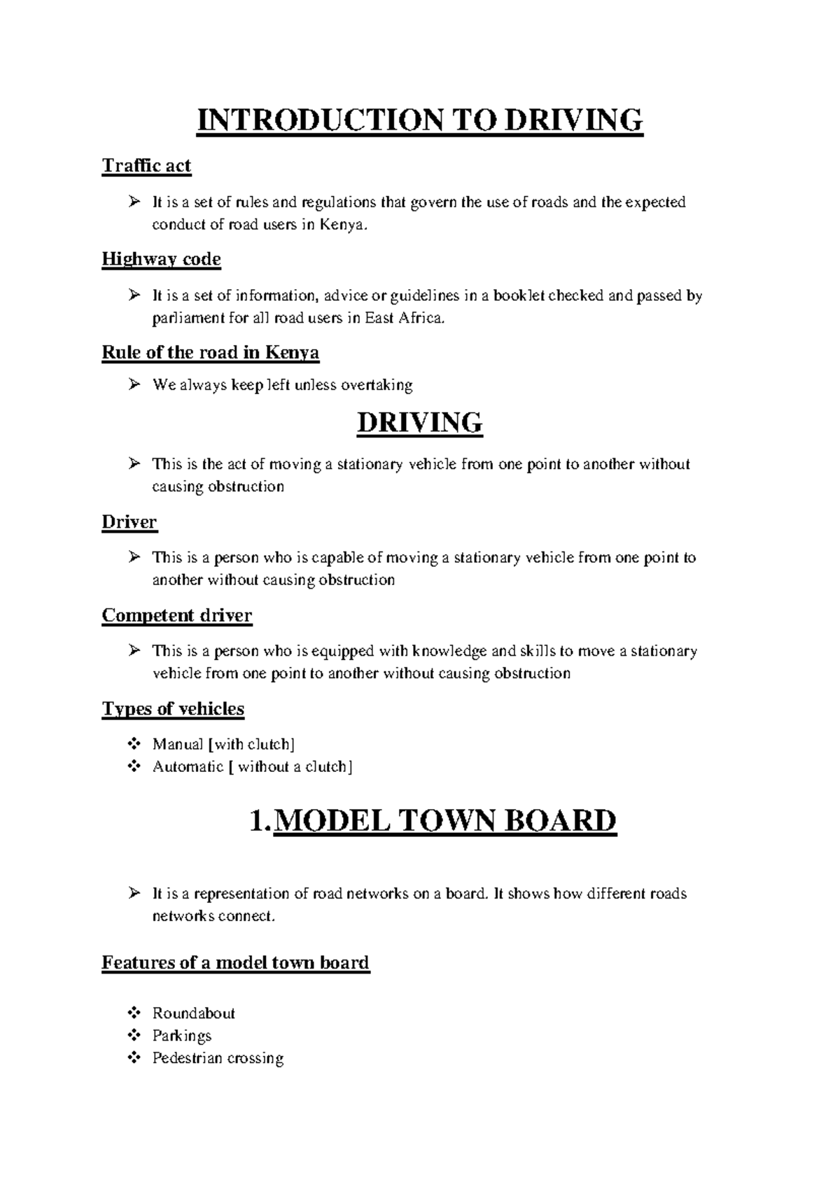 Driving Theory Notes: Understanding Traffic Rules & Regulations (Course ...