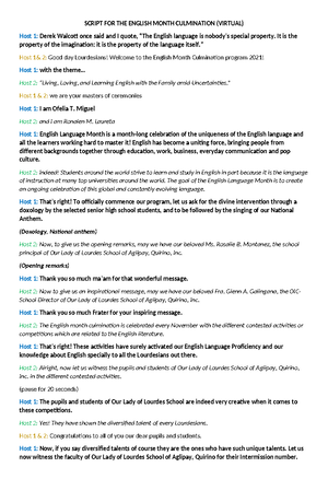 Script for Teachers Academy - SCRIPT FOR TEACHER’S ACADEMY 2021 ...