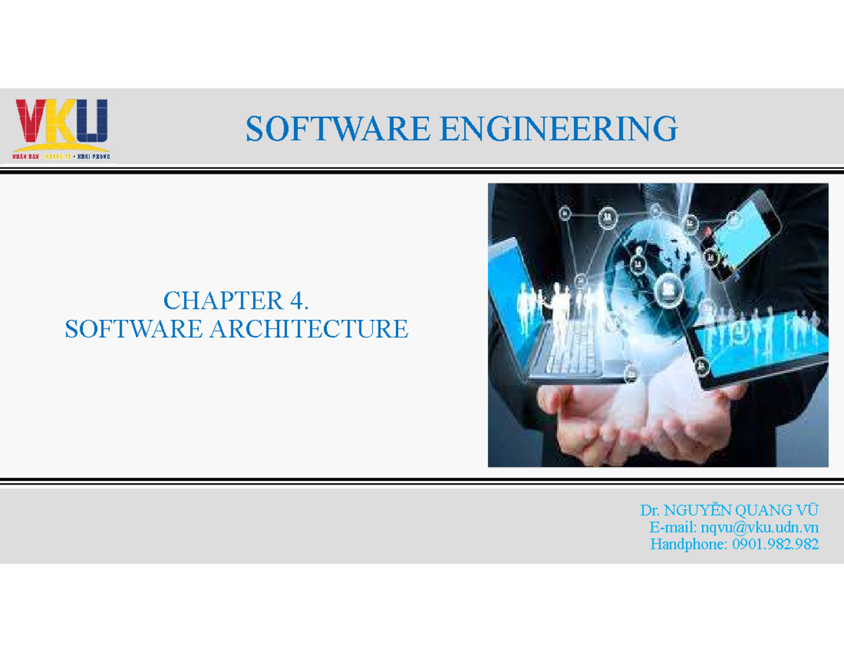 SE Chapter 4: Understanding Software Architecture Concepts - Studocu