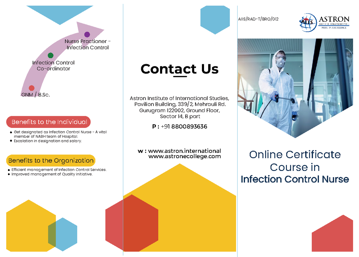 Infection Control Nurse Course - AIIS/RAD-T/BRO Certification Info ...