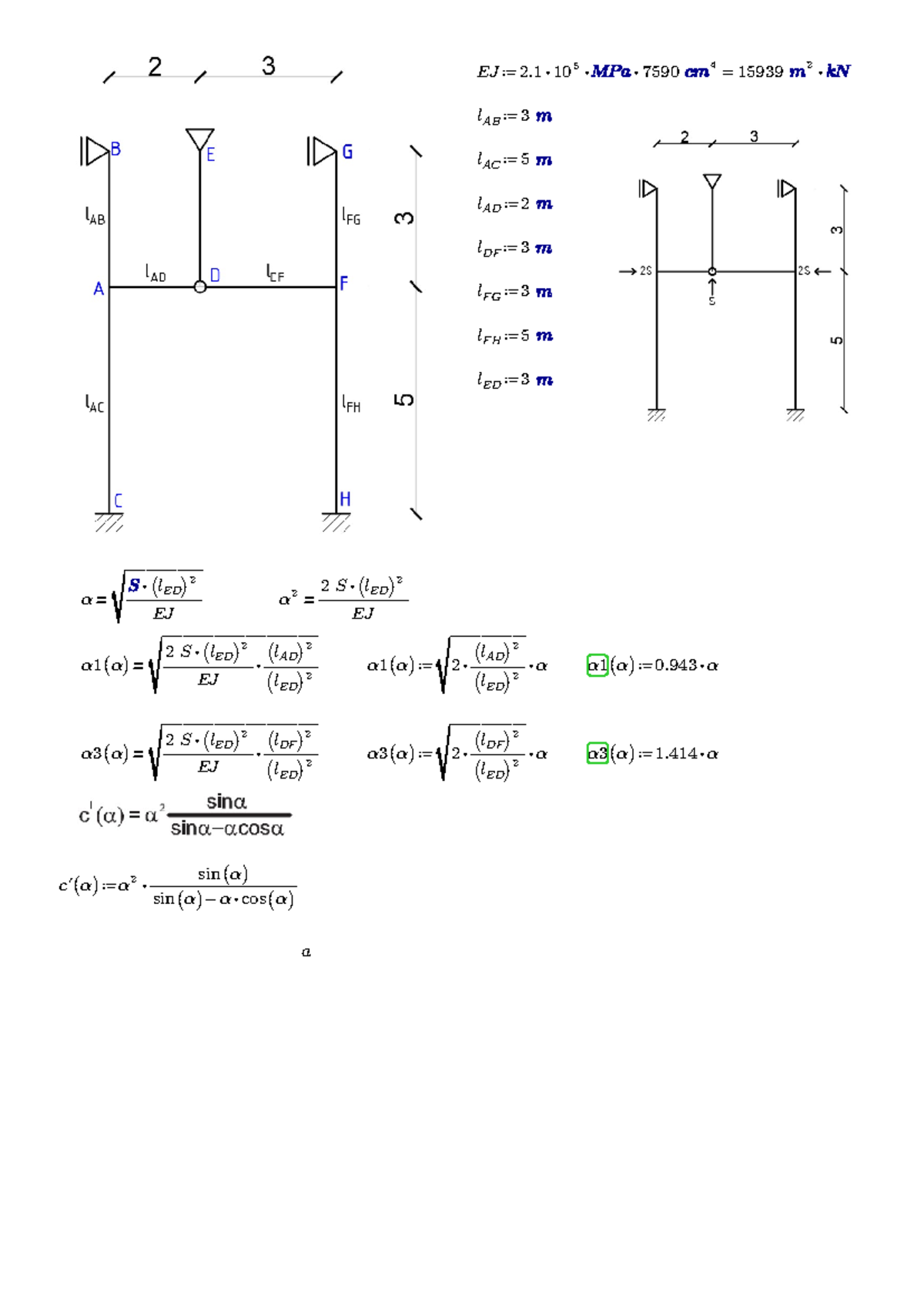 EJ 2.1 Project: Stability Analysis in Structural Mechanics - Studocu