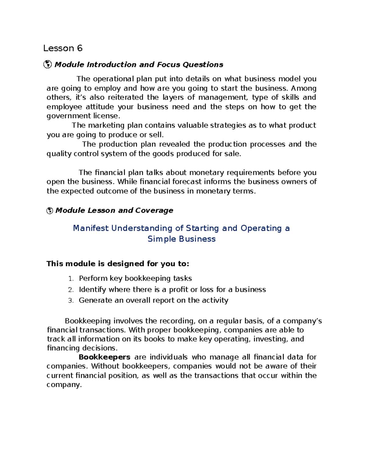Starting and Operating a Simple Business: Key Bookkeeping Insights ...