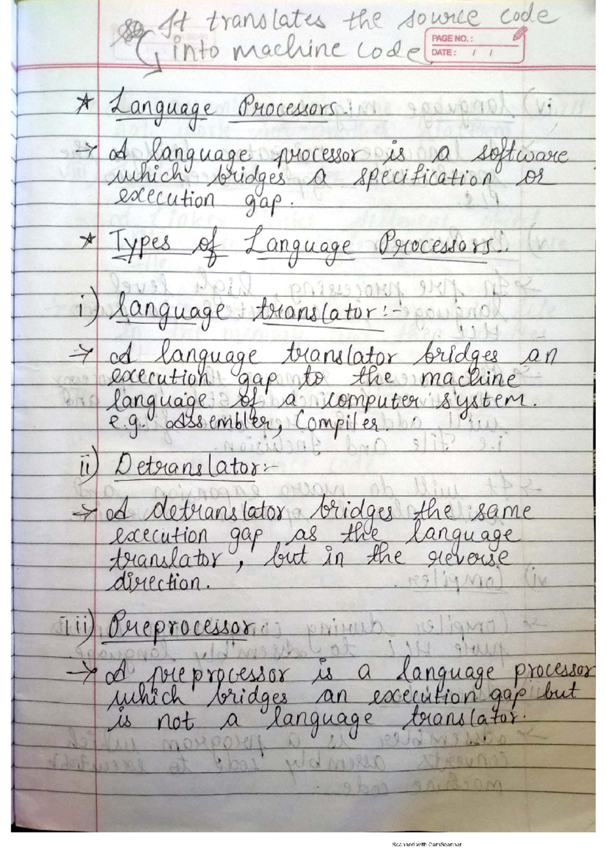 SS unit 2 - this is notes created by me - Theory of computation - Studocu