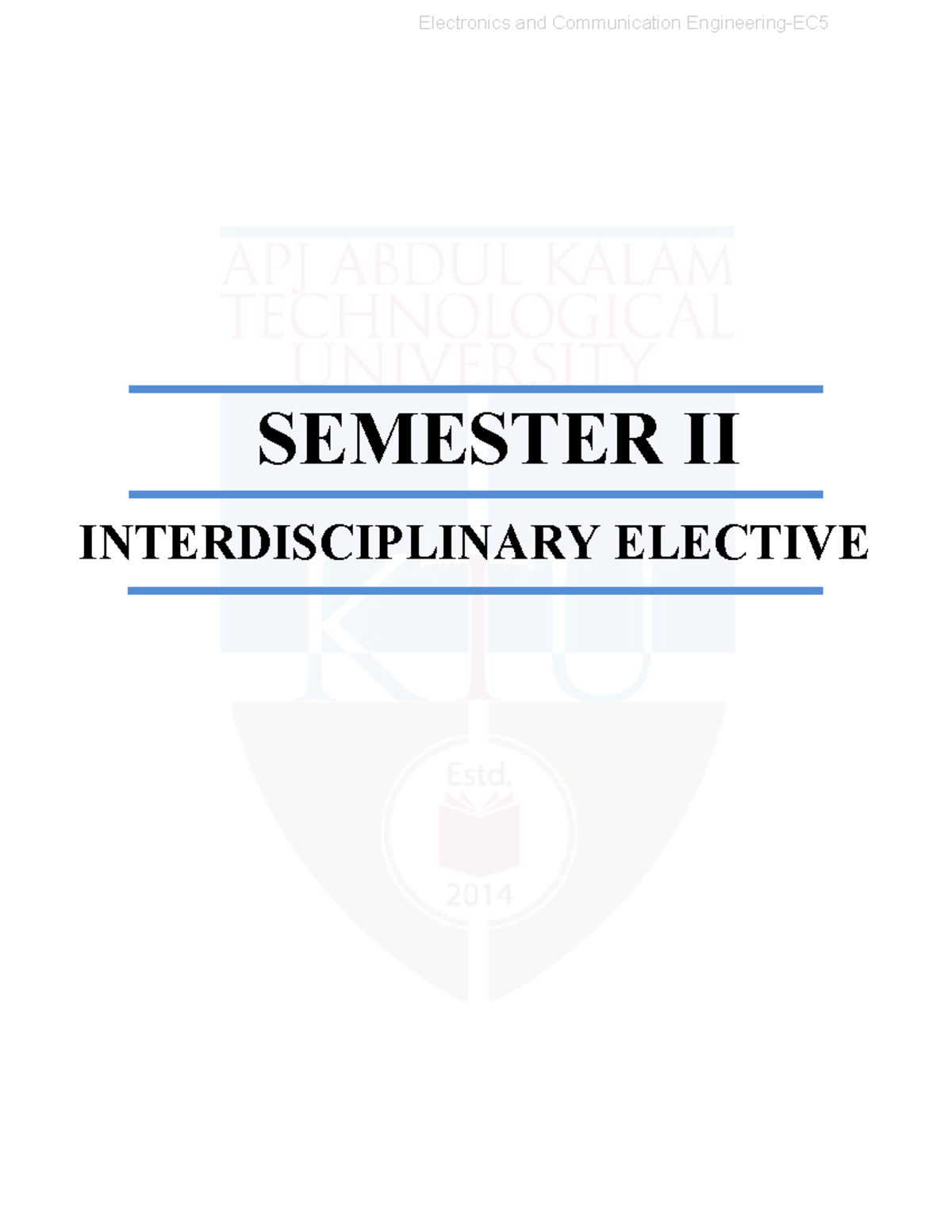 MEMS and Sensors Syllabus - 222EEC084 for Semester II - Studocu