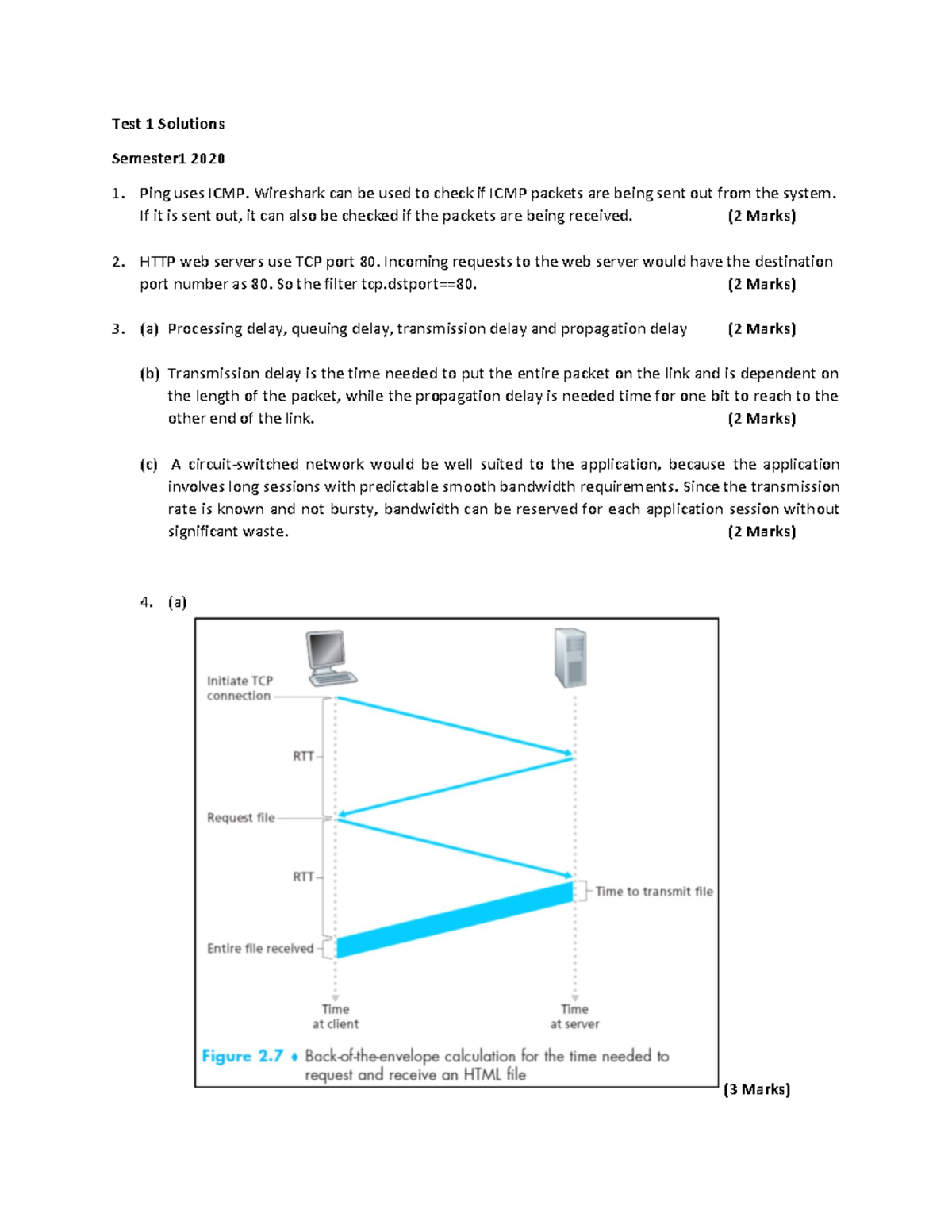 Test 1 Solutions S12020 CS310: Comprehensive Answers & Explanations ...
