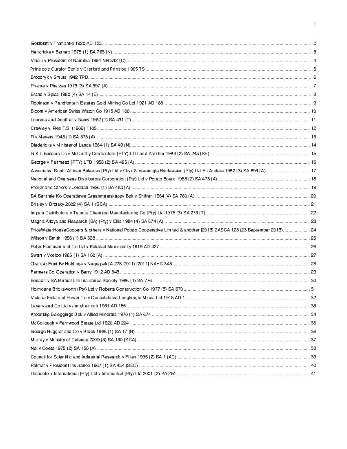 Case Summaries-2: Key Legal Principles and Findings in Mining Law - Studocu
