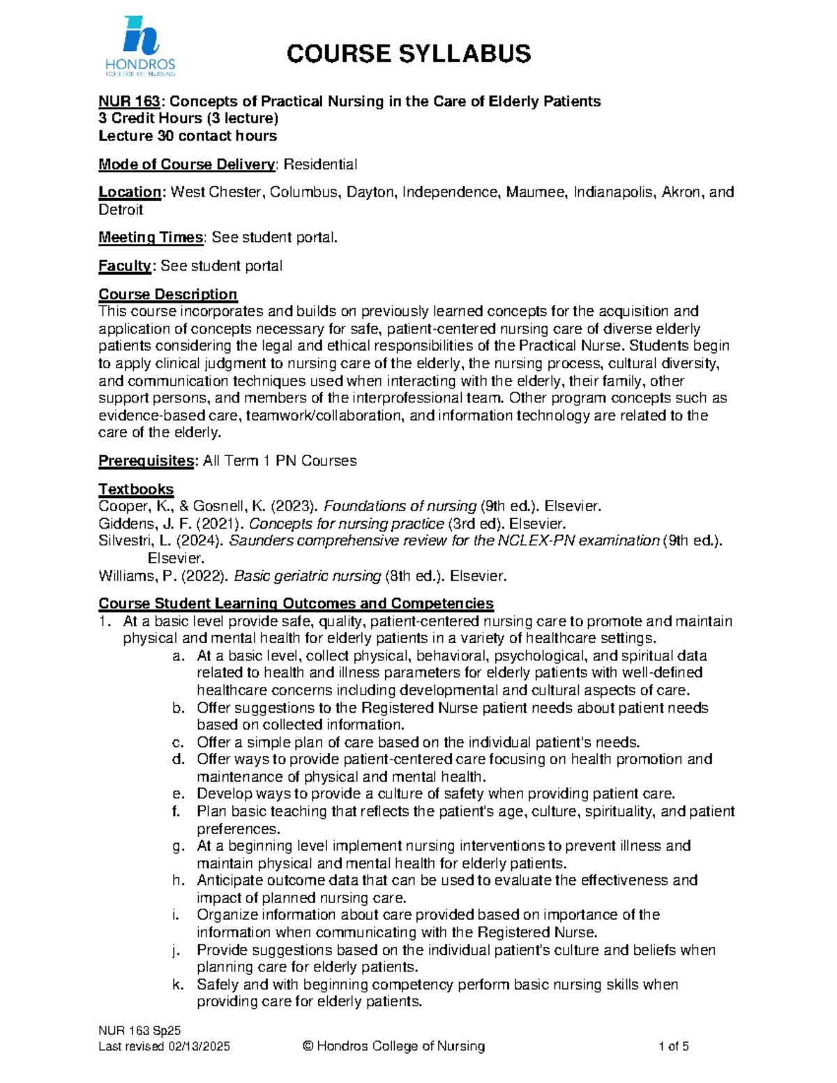 NUR 163 Week 1 Pre-Class Assignment: Health Promotion & Prevention ...